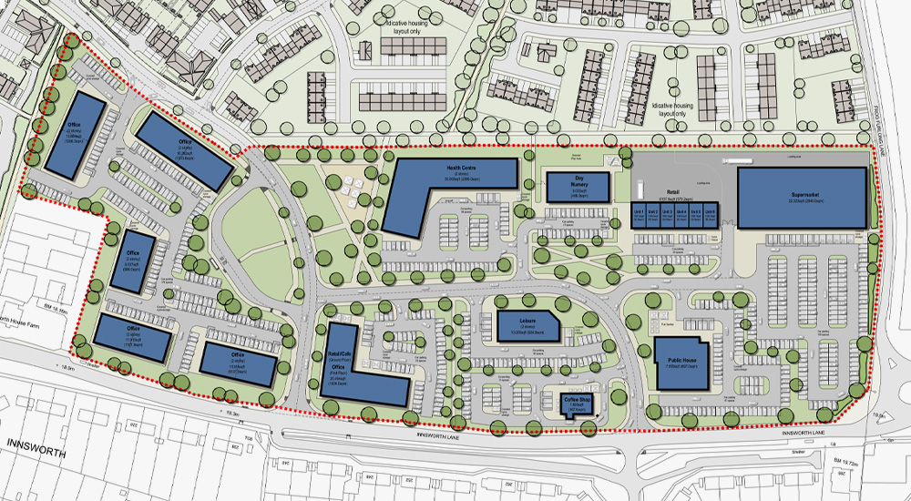 District Centre site plan